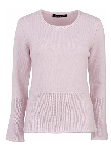 Pull Makara cashmere roze ronde hals