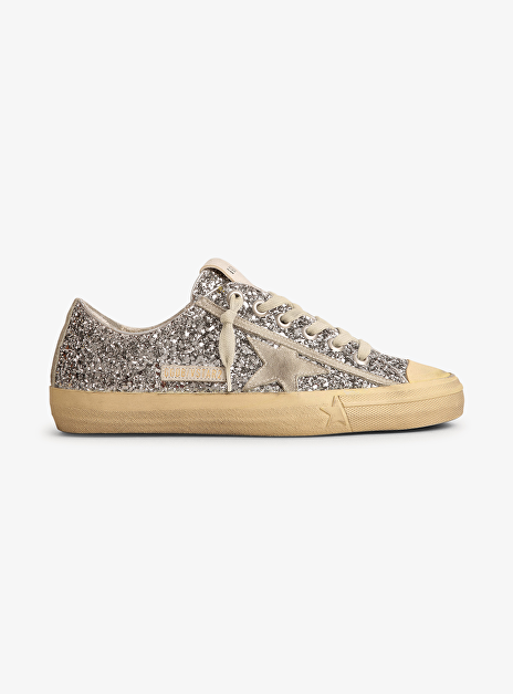v star Sneaker zilver glitters