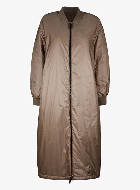 Jas greenb lange bomber camel