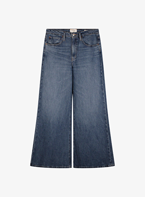 Jeans easy wide flare mid wassing