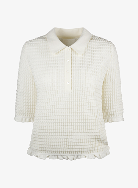 Pull polo origami offwhite
