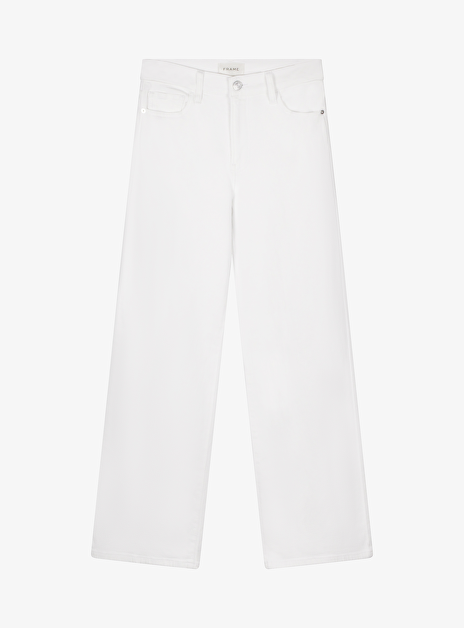 Le slim palazzo jeans wit