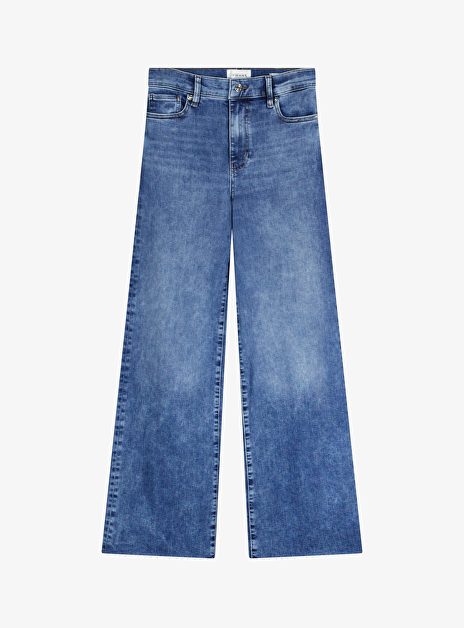 Le slim palazzo jeans blauw