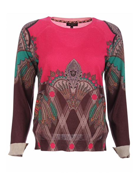 pull cyclaam print met splitjes