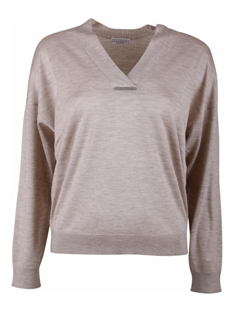 Pull cashmere beige