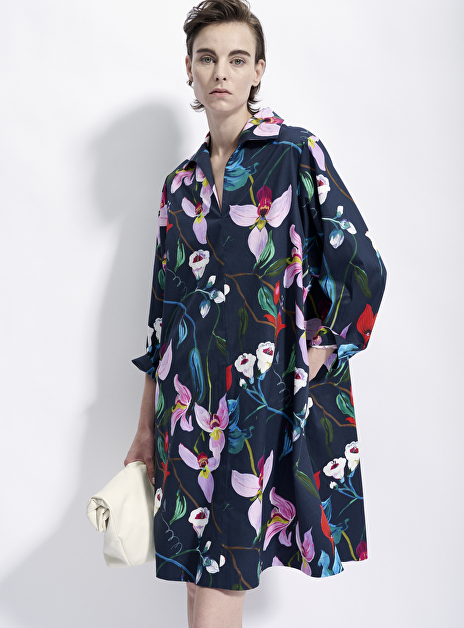 Jurk cada marine bloem dessin