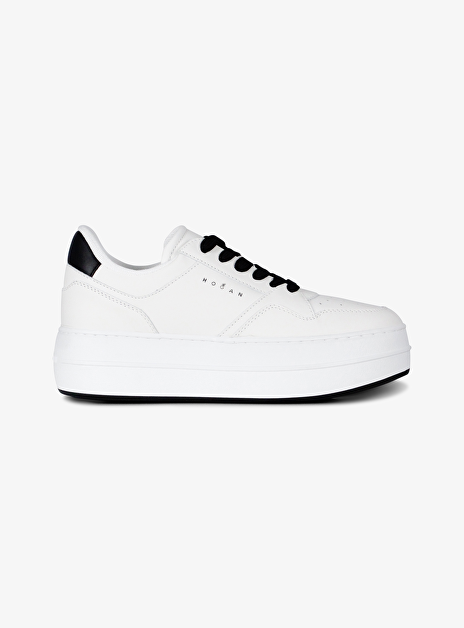 Sneaker skyscraper h670 wit zwart