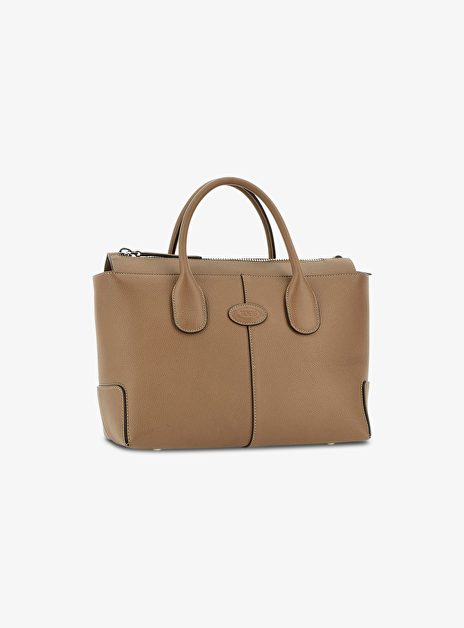 Dbs shopping bruin structuur leder