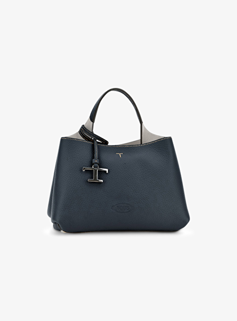 shopping bag mini leder marine