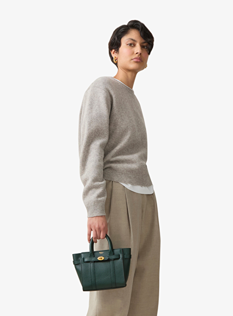 Micro zipped bayswater Mulberry green