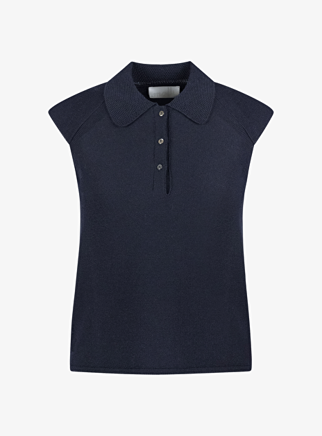 Pull Air polo marine met kapmouw