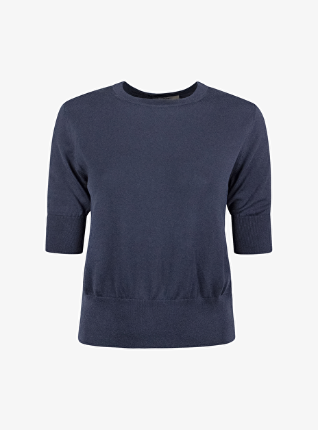 Pull Land marine ronde hals