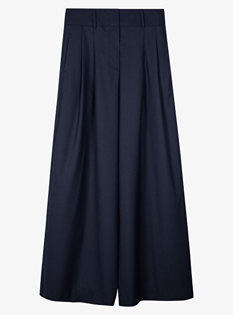 Pantalon bandplooi marine