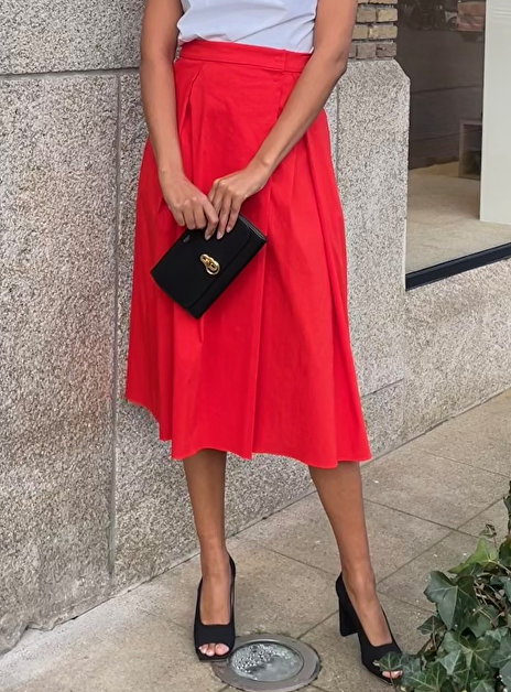 Rok calm rood a lijn