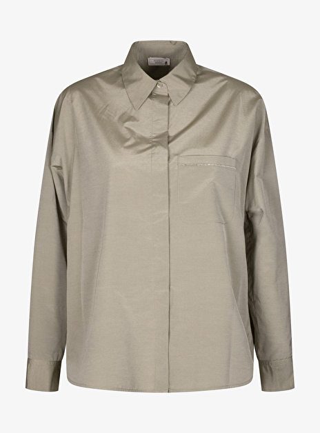 Blouse katoen zacht groen