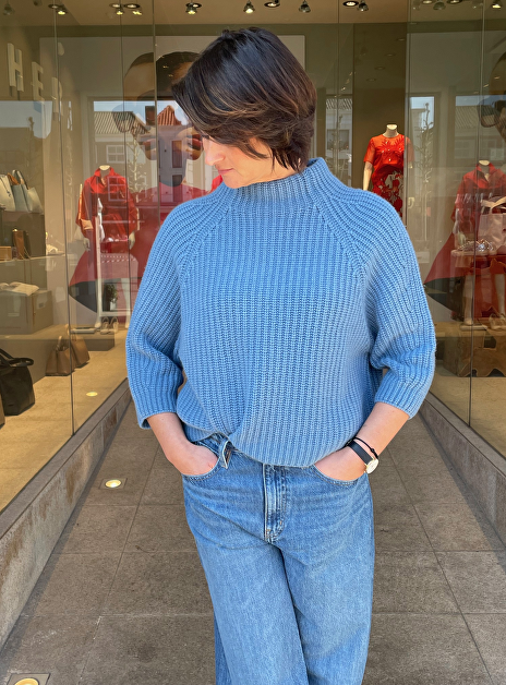 Pull fallou jeans blauw
