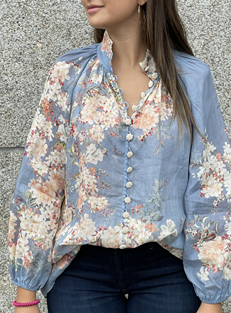 Cascadian billow blouse