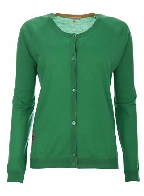 vest merino biljart groen