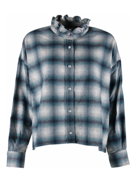 Blouse Rilaria ruit groen