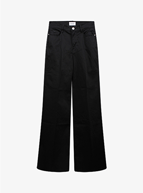 Le Palazzo Jeans flared glans zwart