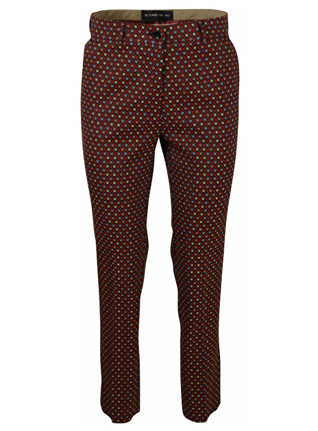Pantalon dessin rood/zwart